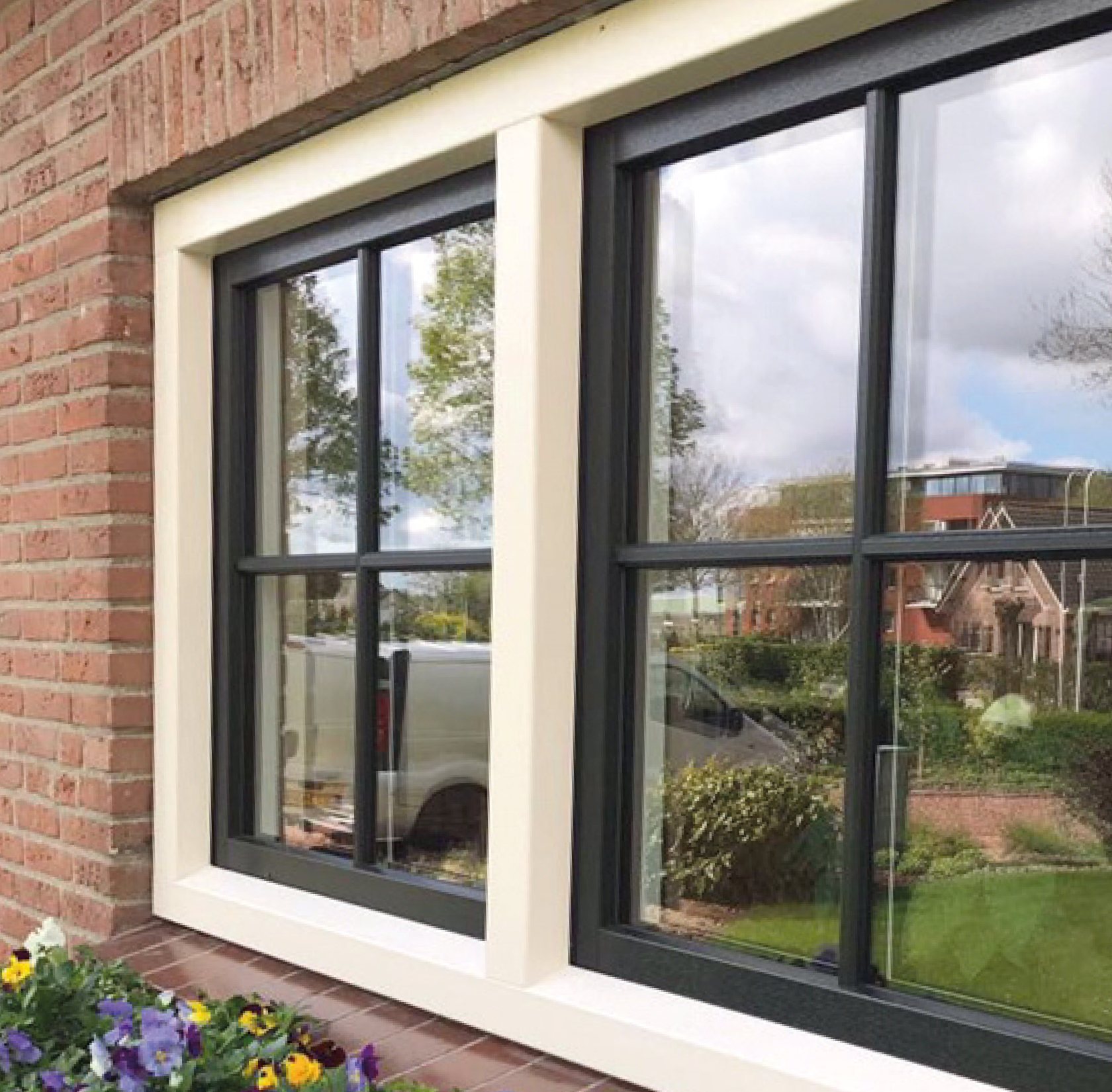 Prachtige kunststof kozijnen